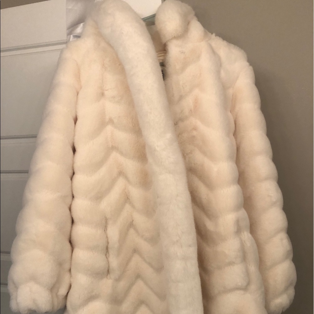 Faux fur coat